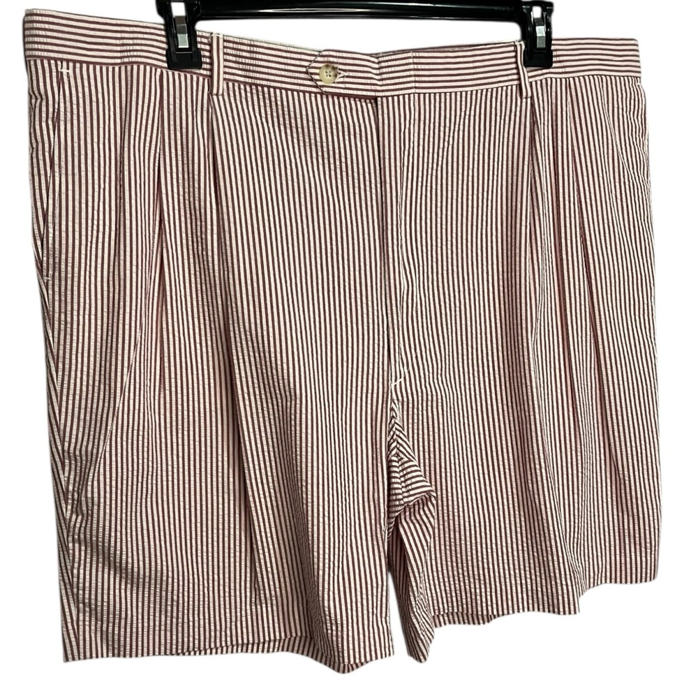 Berle Striped Seersucker Shorts